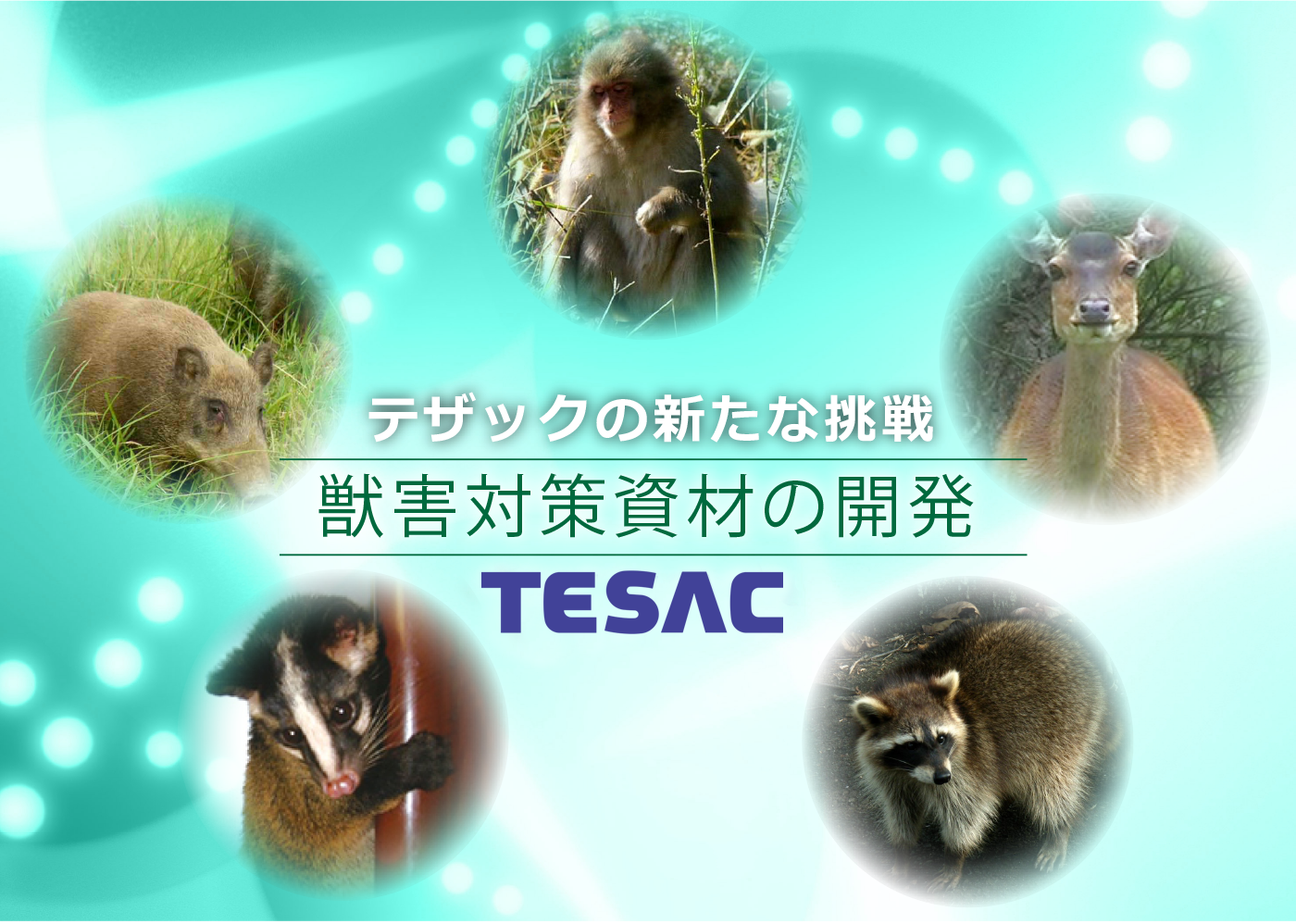 株式会社テザック「獣害対策資材の開発」